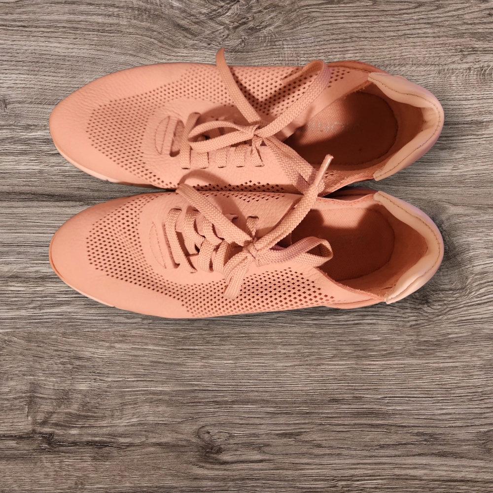Women's Peach Sneakers - Picture 3 of 3